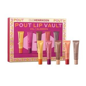 Ole Henriksen Pout Preserve Peptide Lip Treatment Glimmer Vault Vol. 1 New